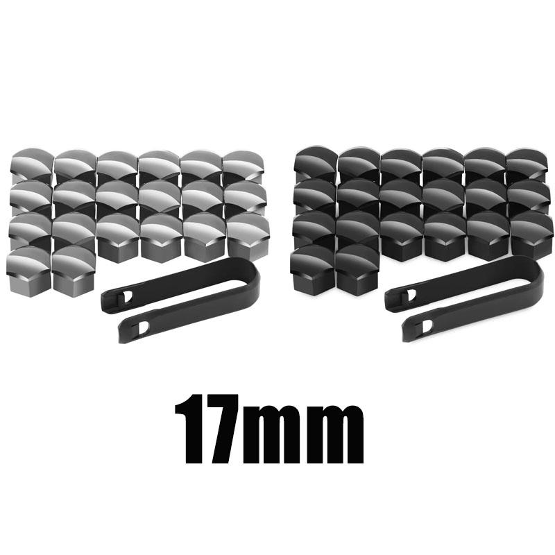 

40Pcs 17mm Car Wheel Nut Caps Protection Covers Caps Anti-Rust Auto Hub Screw Cover Car Tyre Nut Bolt Exterior Decoration
