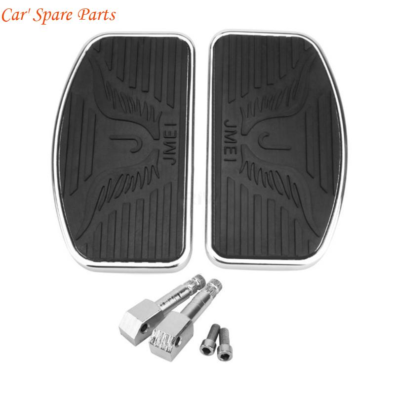 Y4UA Front Rear Footrest Replace Motorcycle Adjustable Rider Driver Passenger Foot Rest Pegs Universal Stainless Floorboards