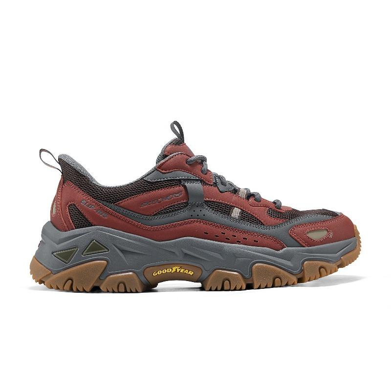 Skechers Slip-ins Men Low Top Casual Shoes Light Cushioning Anti Slip Outdoor Style 237719-RUST