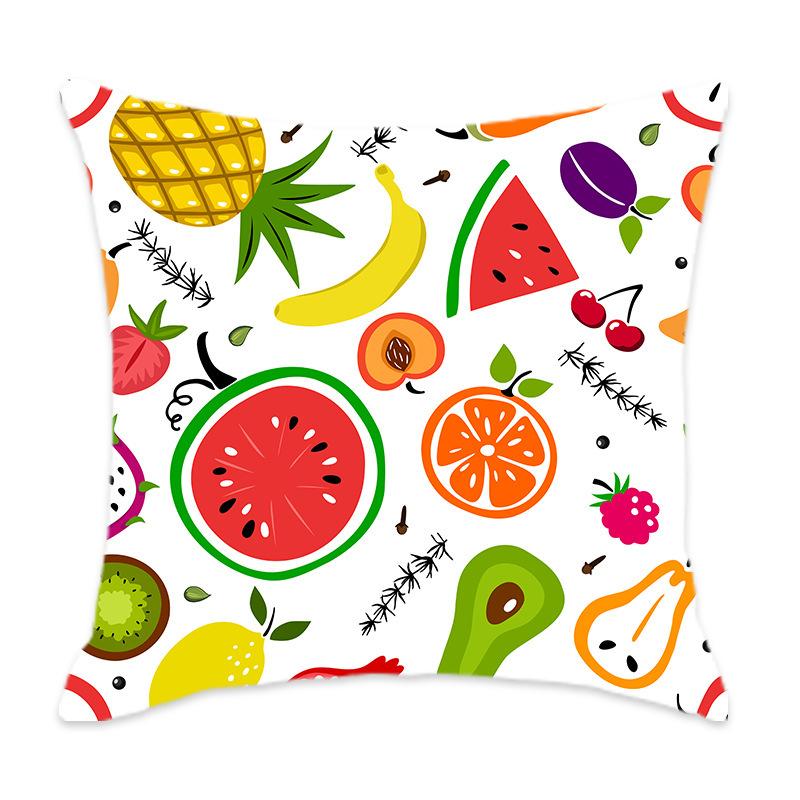 Home Pillow Floral Print Series Sofa Bedroom Leisure Pillow Floral Pattern