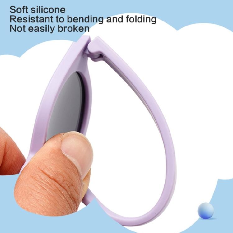 Lightweight Silicone Frame Toddler Sunglasses Foldable Design UV400 Sun Glasses Eyewear For Outdoor Travel