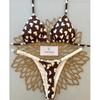 Swimwear Women Leopard Printed Sexy Bikini Set Striped Beachwear Summer Swimsuit Two-pieces Thong Bathing Suit Biquinis