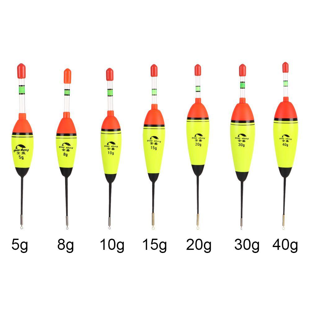 Hot 5g 8g 10g 15g 20g 30g 40g EVA Luminous Fishing Night Float High Quality Long Vertical Night Lighting Fishing Floats Bobber