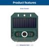 Solar Powered Ultrasonic Animal Repeller Outdoor Pest Control For Mice Rats Snakes Dogs Cats Strobe Flash Repellent Device