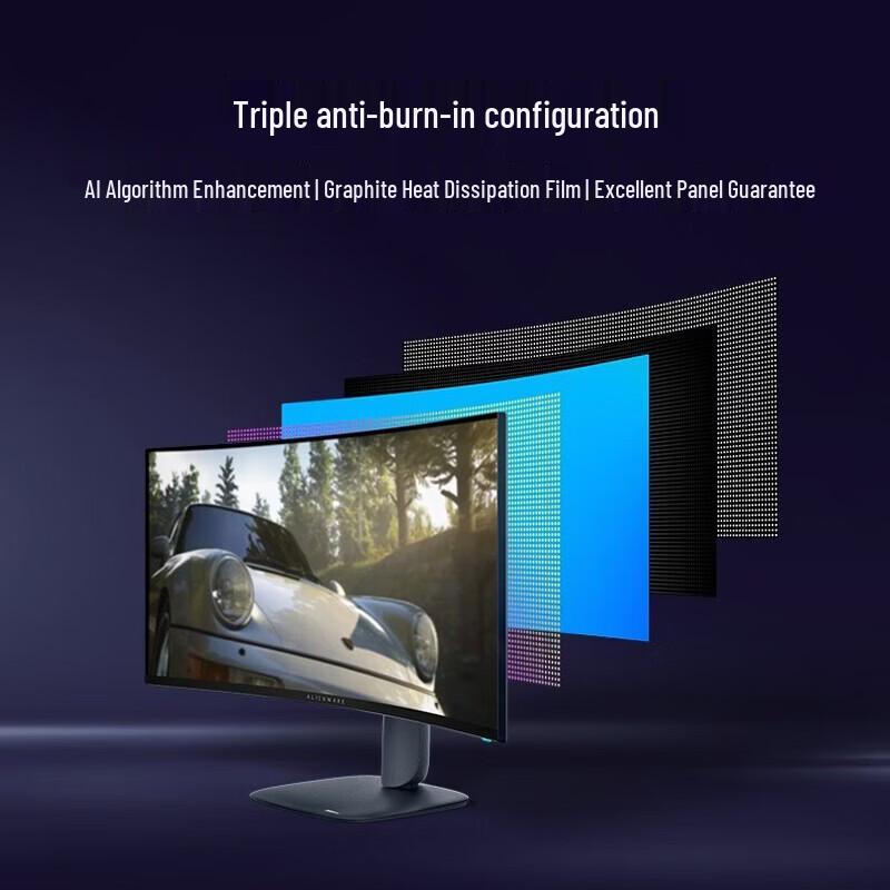 Dell AW3425DW 34-inch WQHD QD-OLED Curved Gaming Monitor (CN version)