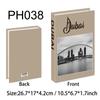 New York Paris London Series Luxury Fake Book Decoration Remote Control Storage Box Fashion Coffee Table Decoration Accessories