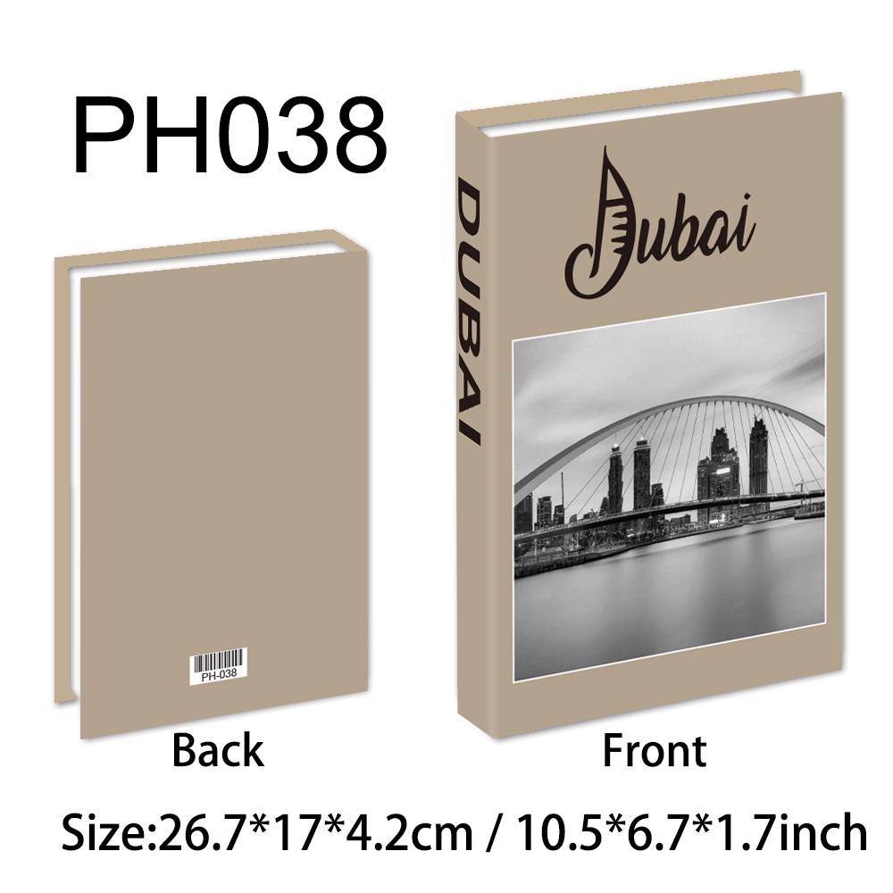 New York Paris London Series Luxury Fake Book Decoration Remote Control Storage Box Fashion Coffee Table Decoration Accessories