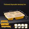Disposable 5-Compartment Meal Prep Containers