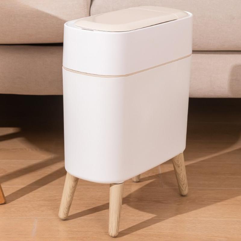 Automatic Sensor Trash Can Smart Waste Bins Living Room Luxury Creative Garbage Bin Household Food Rubbish Organization Basket