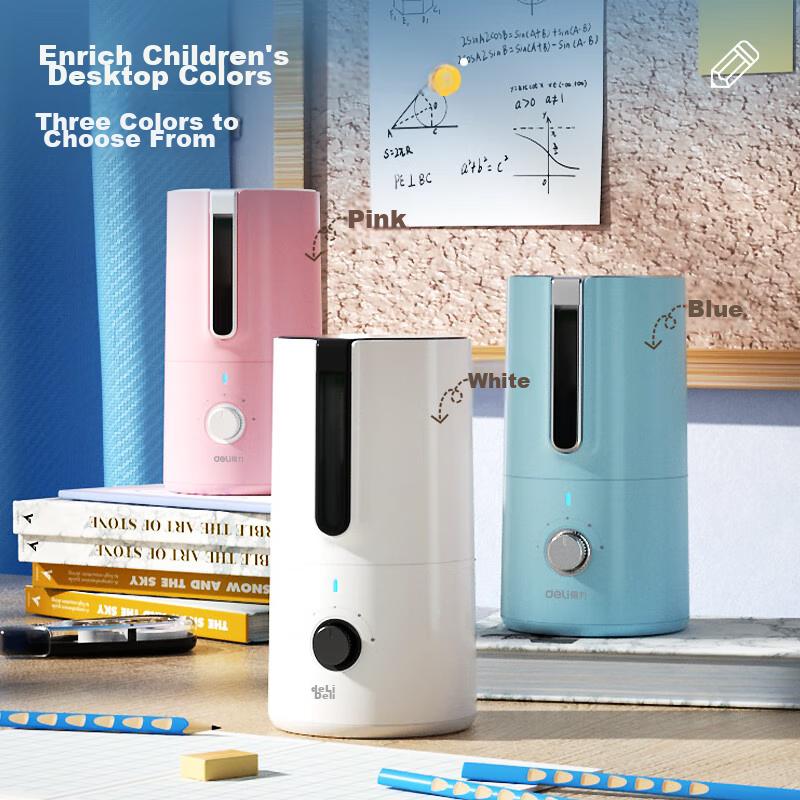 (Deli) Fully Automatic Electric Pencil Sharpener, Can Sharpen Triangular And Hexagonal Colored Pencils up to 8mm Diameter, Electric Present