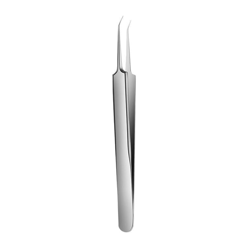 Stainless Steel Pimple and Blackhead Removal Tweezers with Needle