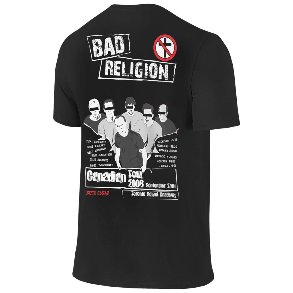 Bad Religion  T Shirt Men  Streetwear Cotton T-Shirts Beach Crewneck Harajuku Tees Pattern Oversize Tops