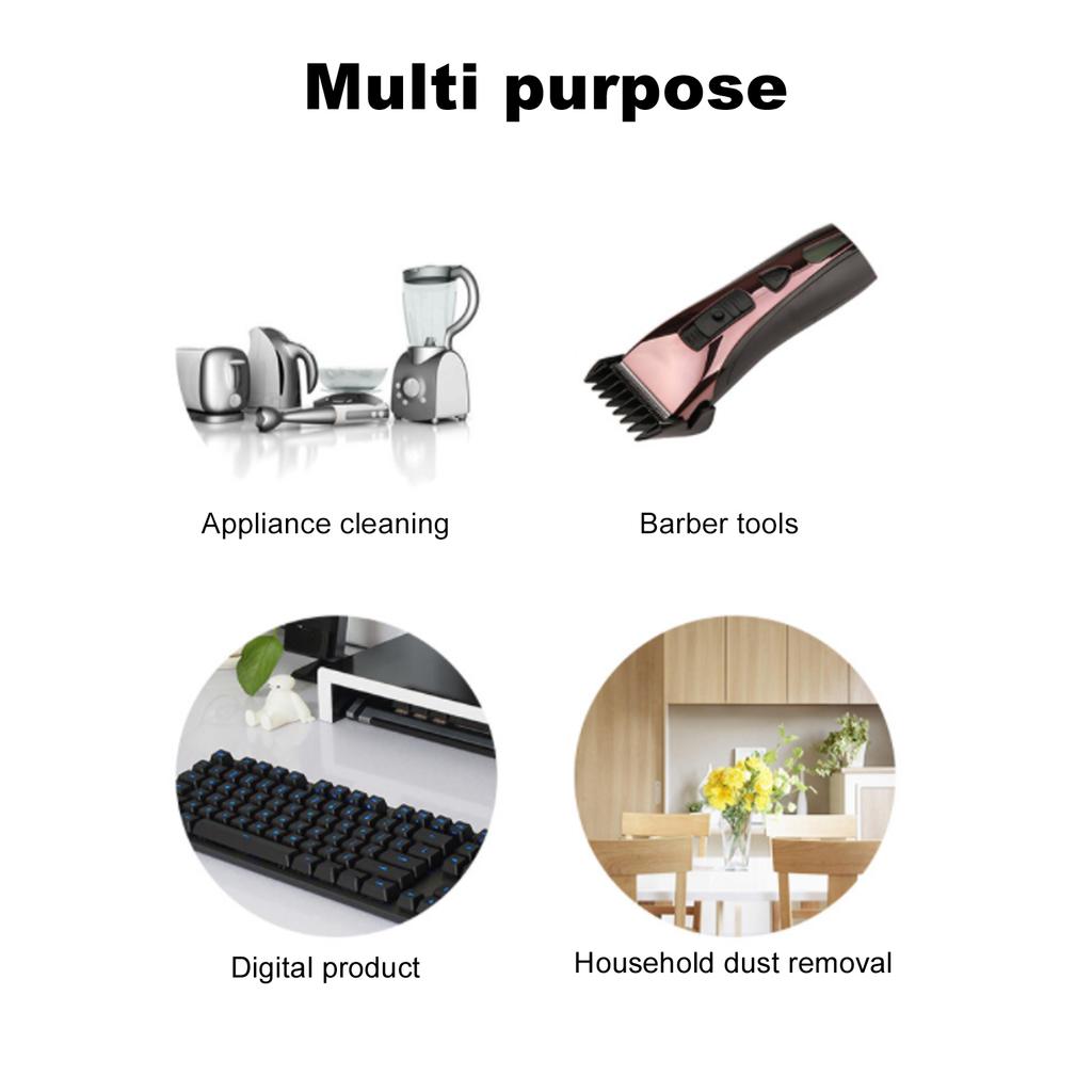 20pcs Razor Brush PP Handle Nylon Bristles Electric Beard Trimmer Cleaning Brushes for Computer Accessories