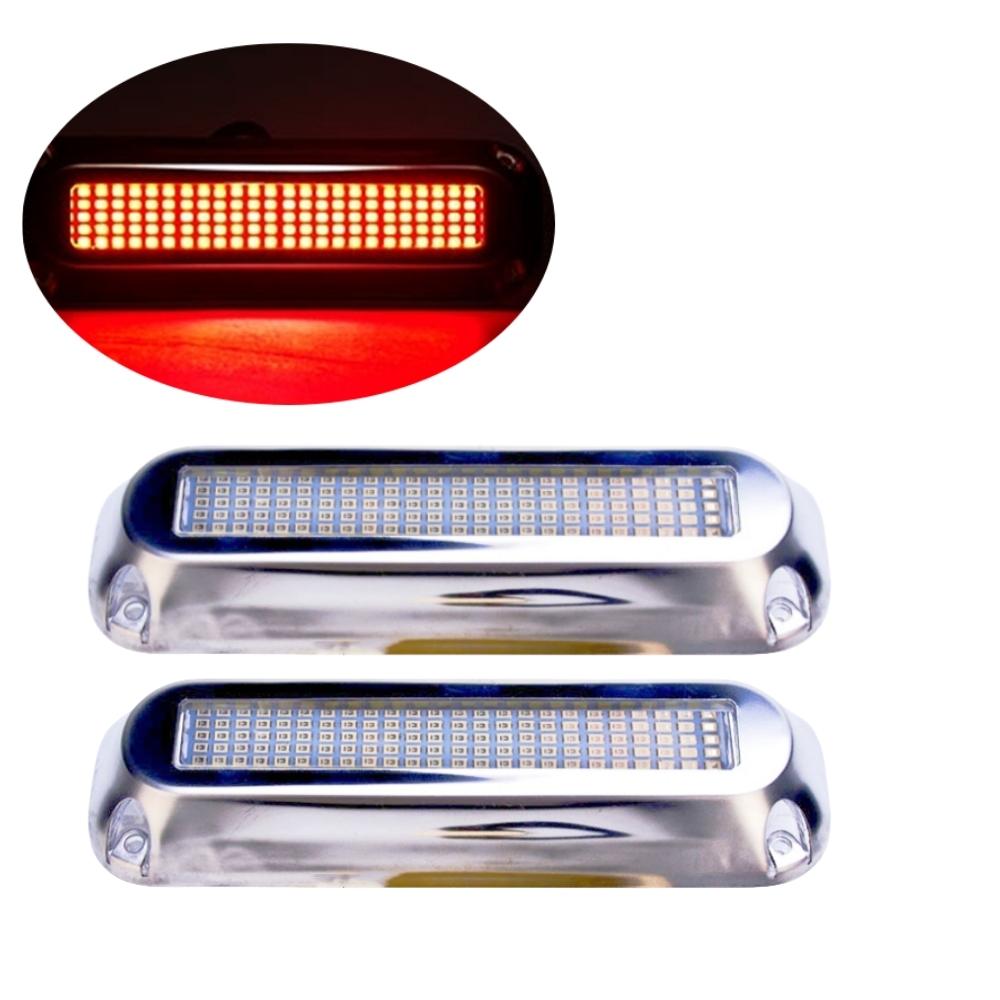2PCS Submersible Navigation Lights 12v/24v 120LED Underwater Boat Lights Led Waterproof Marine Accessories Boats Lighting LED