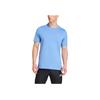 Adidas Printed Pattern Pullover Crew Neck Short Sleeve T-Shirt Men Tops Light-Blue JN4951