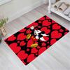 1pc Mickey Pattern Area Rug Soft Flannel Floor Mat for Living Room,Office,Bedroom and Carpet