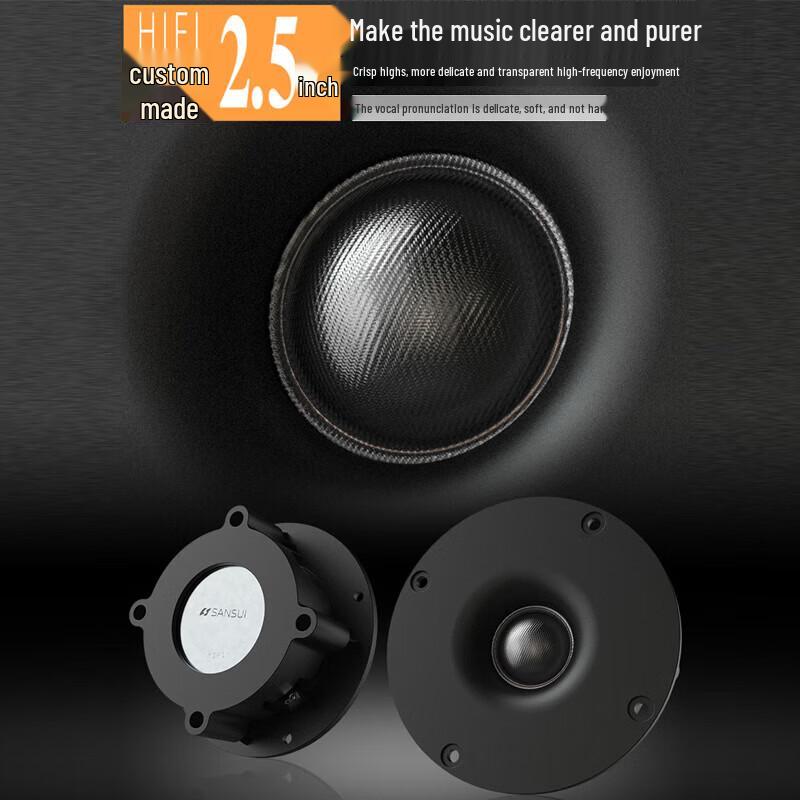 SANSUI HiFi 2.0 Bookshelf Speaker System with Karaoke (CN version)