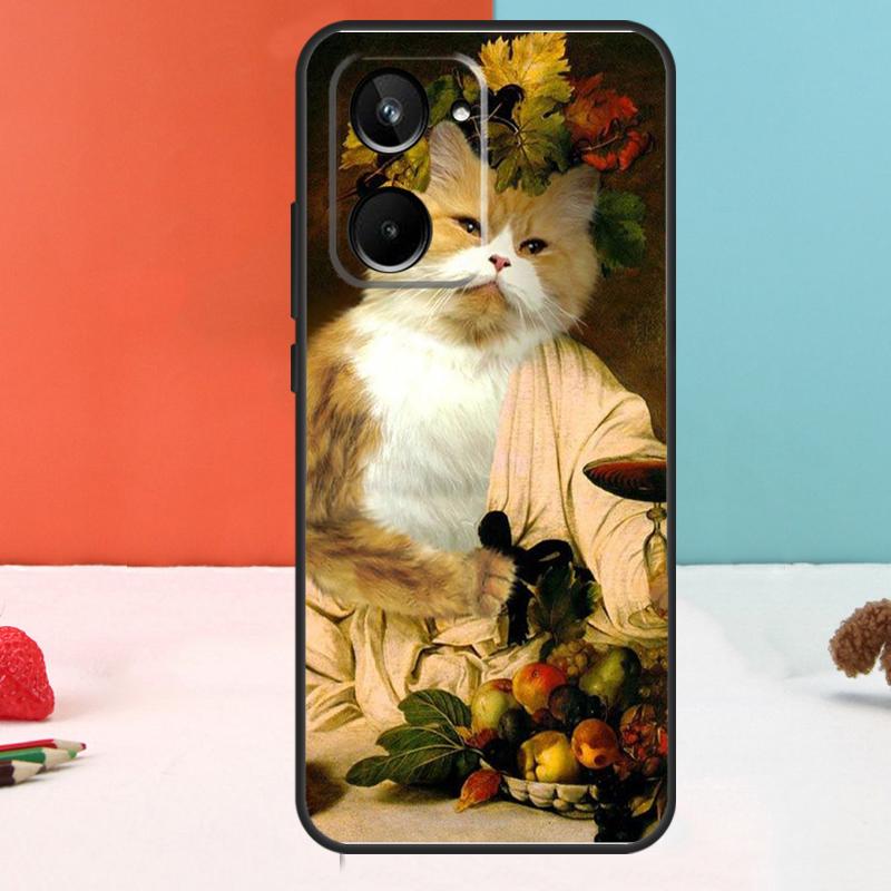 

Funny Cat Art Aesthetics For Realme 15 14 10 11 12 13 Pro Plus C67 C65 C63 C61 C35 C55 C53 C51 C71 C75 GT7 Pro Case Realme 11 Pro Plus