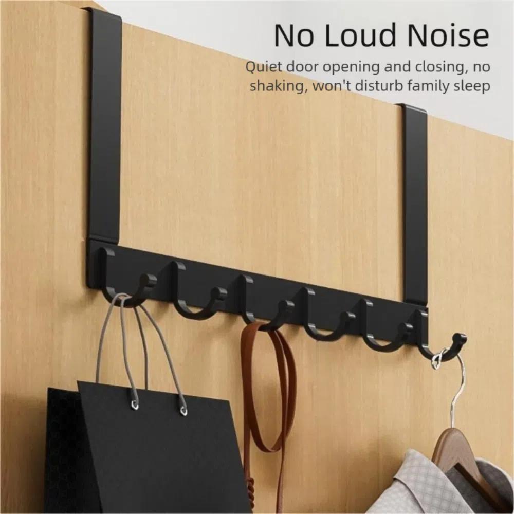 Wall Hanging Over-the-Door Organizer No Drilling Coat Towel Holder New Clothes Hanger  Home Use