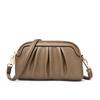 Small Square-shaped Lady's Lightweight Single-shoulder Pleated Mini Change Purse Mobile Phone Bag Shoulder Bag