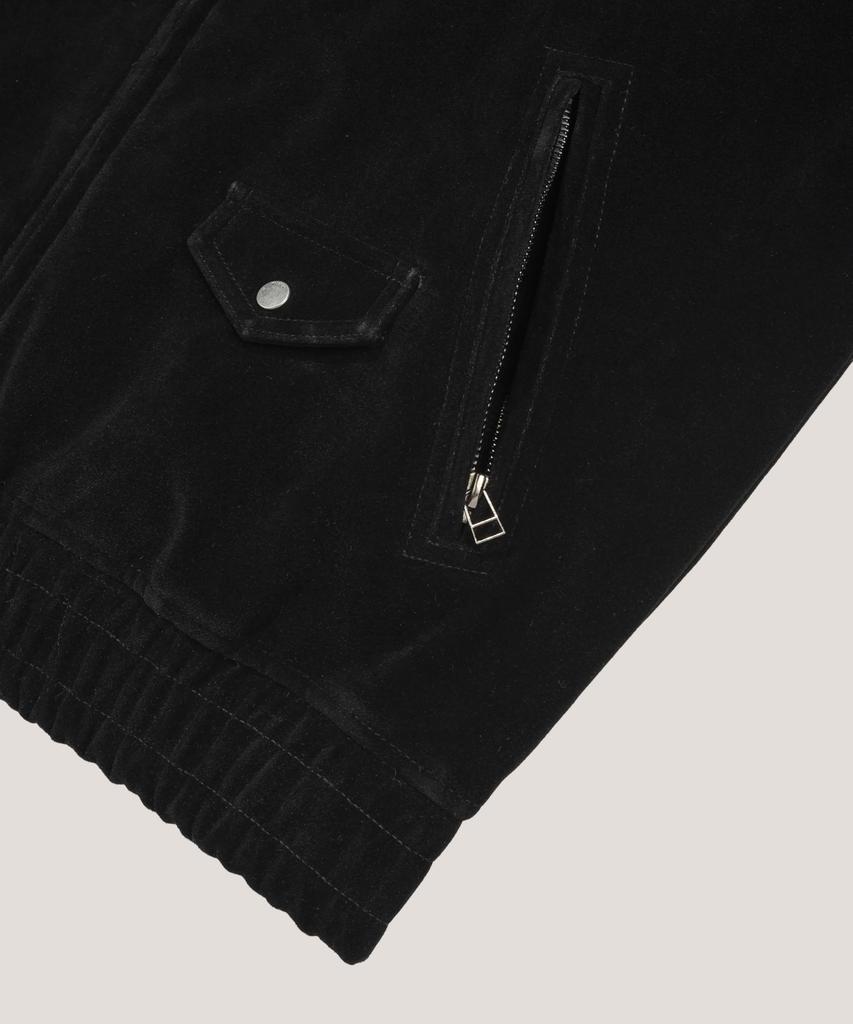 Kiimuir Suede Biker Jacket_Black