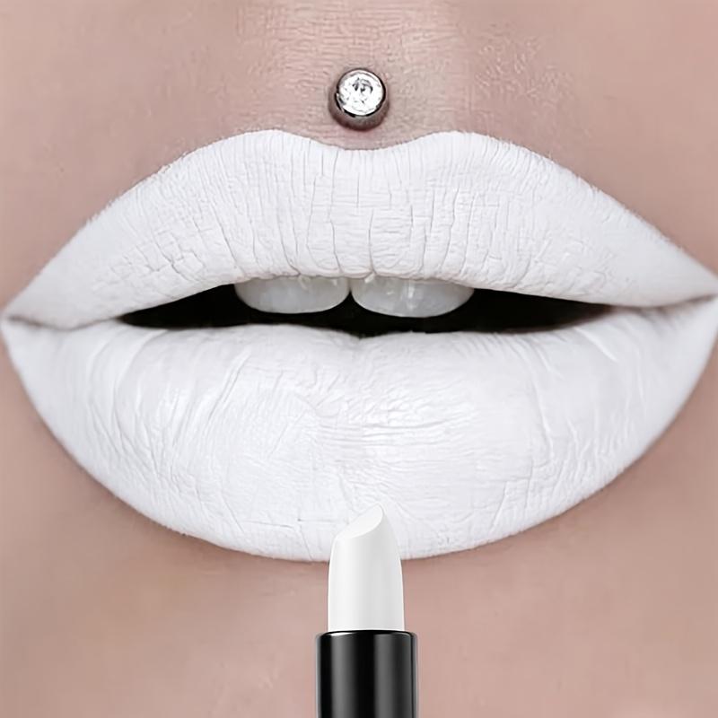 Halloween Matte Lipstick Green, Brown, Rose Red, Black, Blue, Green, Purple, Red Lip Tints - Waterproof, Smudge-Proof Lip Stains for Cosplay Makeup