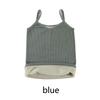 T-shirt Sleeveless Tops Women Winter Warm Underwear Solid Color Thermal Casual Nightwear Sexy Elasticity Female Thin Velvet