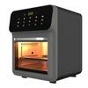 Maks 2400W elektrisk ovn Husholdningsluftfrityrkoker Multifunksjon Touch Control 3-lags Kjøkken Baking Dampmaskin Frityrkoker