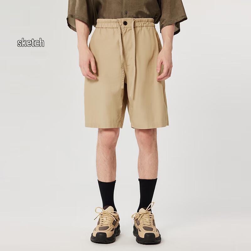 

Эскиз Мужские Хлопковые Свободные Повседневные Прямые Шорты XS