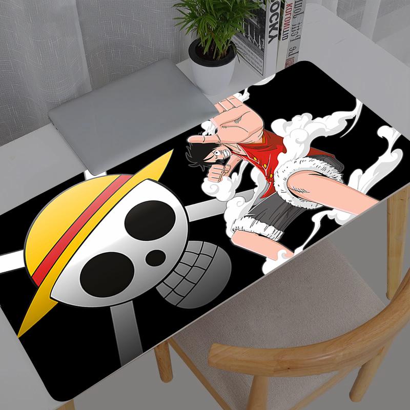 Mouse Pad One Piece Nika Luffy Gamer Notebook Games Mouse Pad XXL Keyboard Pad Large Mousepad Mouse Mat Gaming Desk Mat