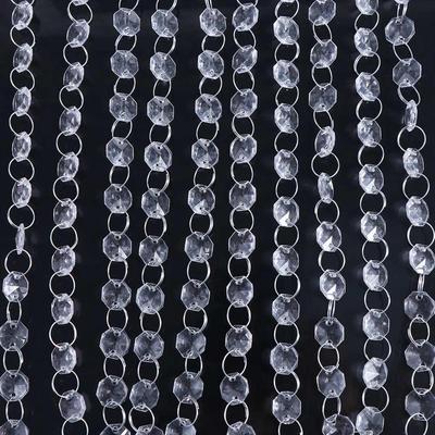 Delicate Octagonal DIY Crystal Bead Garland Wedding Decoration Pendant Curtain