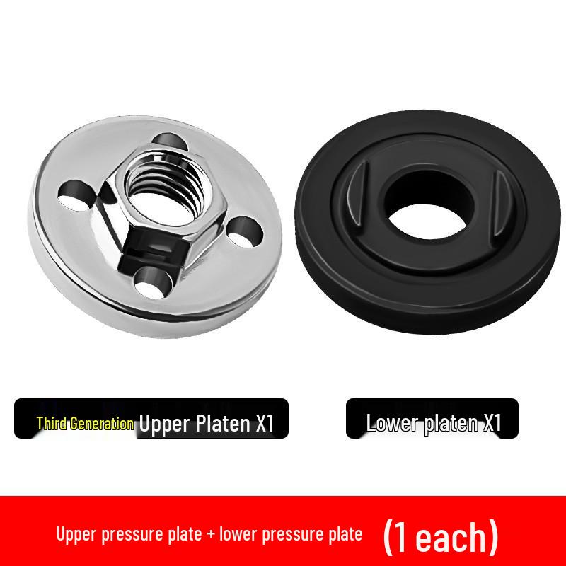Universal Angle Grinder Accessory Kit: Pressure Plate, Nut, Screw, and Polishing Machine Cover