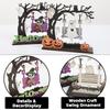 Wooden Decorative Statue Swing Style Display Figurines New Holiday Ornament  Gift Giving
