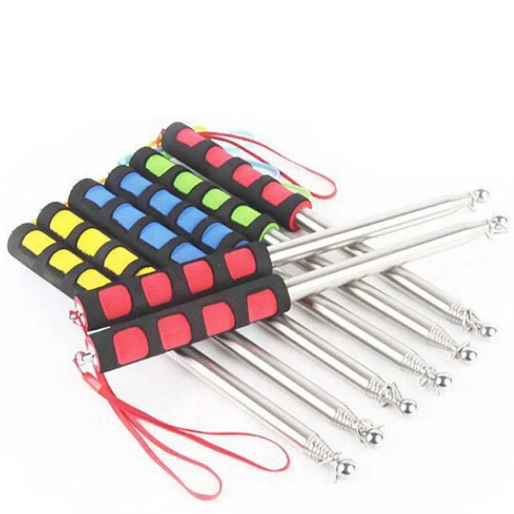 Teleskopická vlajková tyč z nerezové oceli, venkovní vlajková tyč, učitelské ukazovátko, banner průvodce, nový, 1,2 m, 2 M