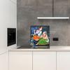 PANEL SZKLANY DO KUCHNI 60x65 Kobiety