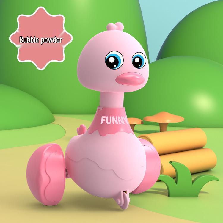 Pull-Back Sliding Duck Toy for Babies: Early Education Crawling and Head-Lifting Activity