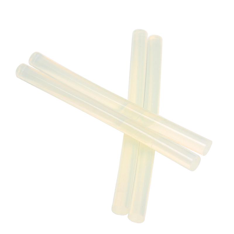 Pdtoweb 50pcs 100×7mm Transparent Hot Adhesive Melt Stick Heating Glue Gun Accessory