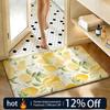 Soft Absorbent Non-Slip Rug Pattern lemon pattern Floor Mat Home Decor Doormat Bedroom Floor Mat Shower Carpet