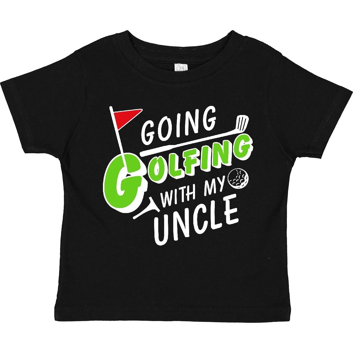 Inktastic Going Golfing With My Uncle- Kids Golf Toddler T-Shirt Sports Kid Club 100