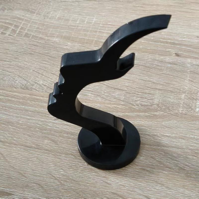 WTEMPO Abstract Face Design Eyeglass Holder Fashion Glasses Storage Rack 3D Printed Artistic Decor for Home Office Glasses Organizer for Men Women