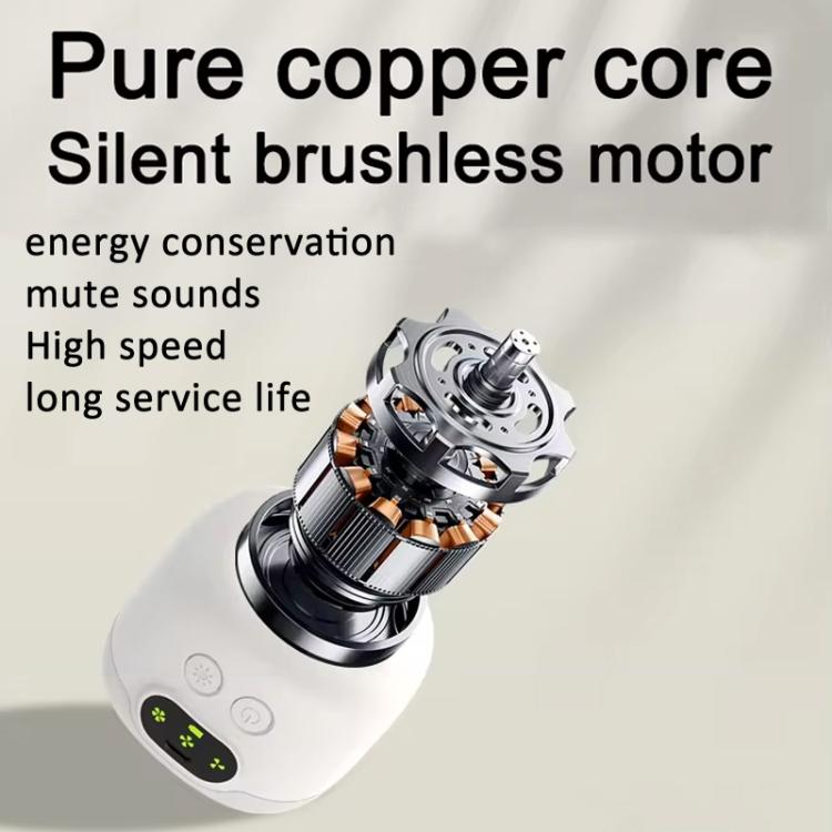 Mini Ceiling Fan Portable Camping Fan With Light & Remote Built In 8000mAh Battery