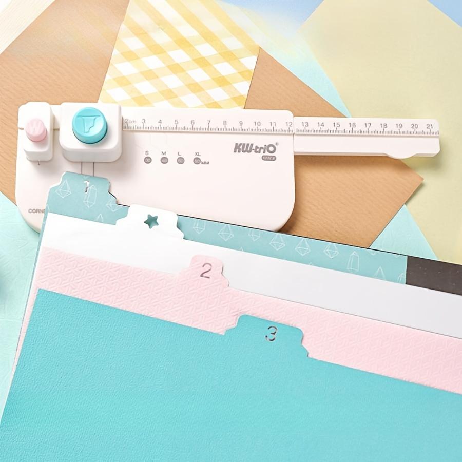 Creative Divider Maker Loose Leaf Separator Labels Puncher Self Made Tool Multipurpose Portable Tab Dividers Making Tool
