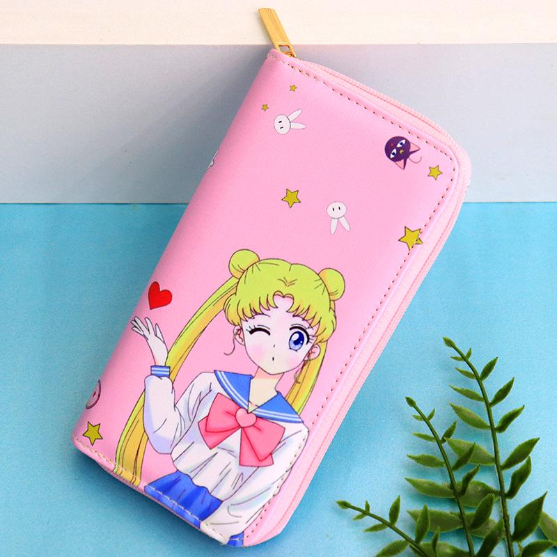 

Korean Style Women s Graffiti Zippered Coin Purse & Phone Bag Wallet with Multiple Patterns