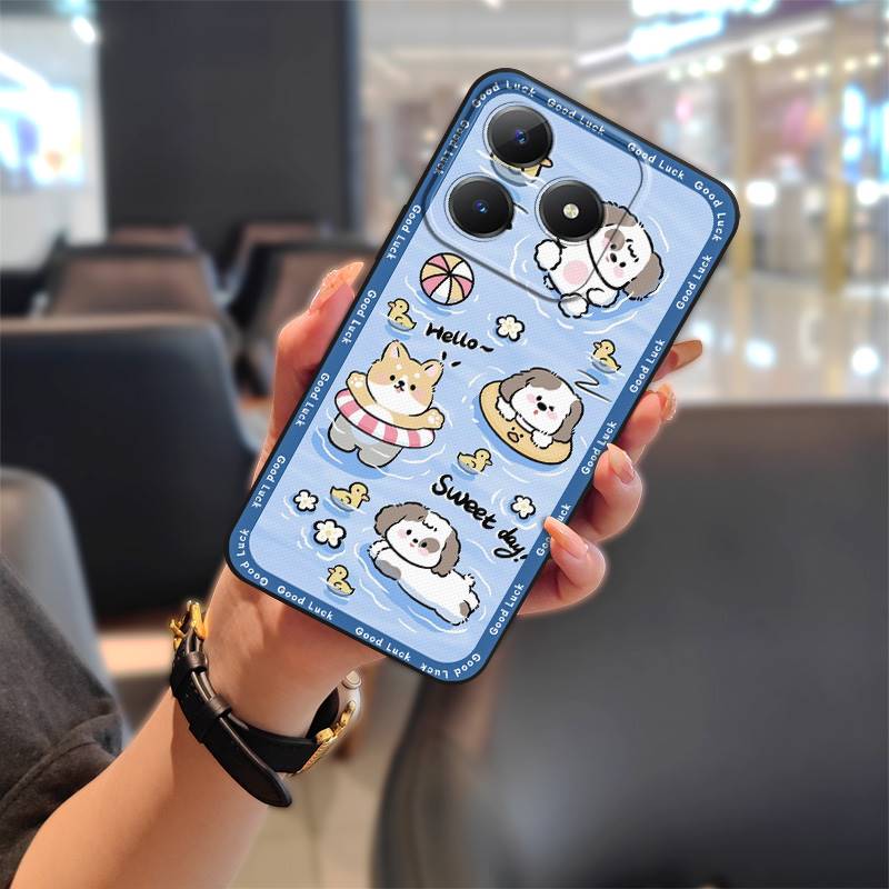 

захисний Модний Дизайн Чохол для Телефону Для Realme C63 4G/C61 4G Силіконовий Милий Чохол Мультяшний Міцний Брудовідштовхувальний ТПУ Realme C63 4G/C61 4G