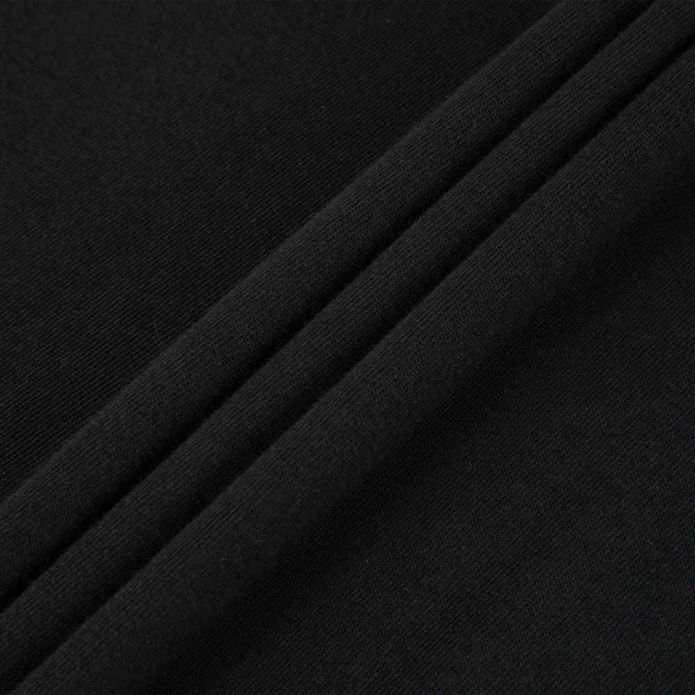 PUMA Solid Color Round Neck Pullover Slim Fit Short Sleeve T-Shirt Unisex Tops Black 622142-01