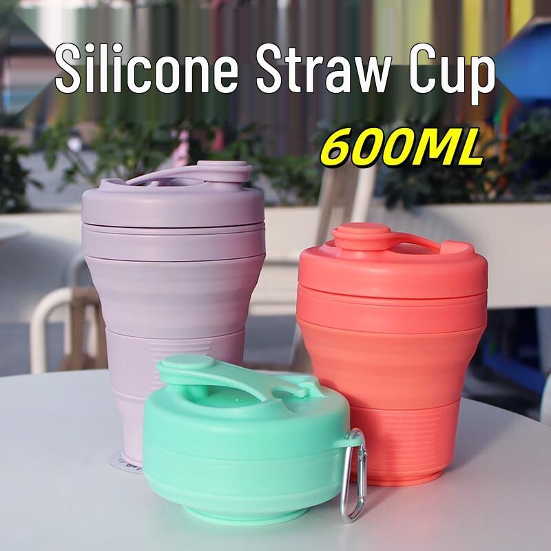 Foldable Silicone Straw Cup