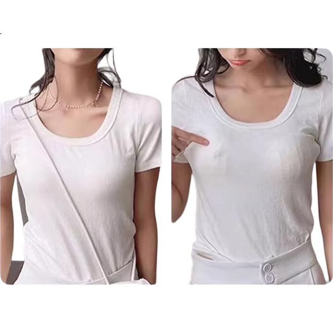 LangSha Seamless Bra for Women, Push-Up for Small Breasts, Spring And Summer Thin Style, Sports Backless Fixed Cup Wireless Brassiere