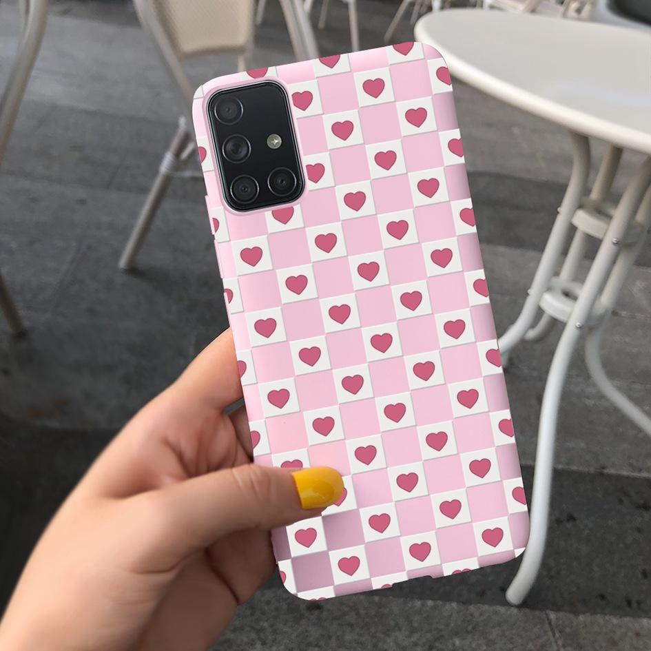 A51 A71 Case For Samsung Galaxy A51 4G Soft Touch Silicon Cover Shockproof Bumper Back Protector Bag for Samsung A 51 A 71 Coque
