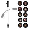 Christmas Projector Light USB 360 Degree Rotating LED Projector Lamp Switchable Pattern LED Projector Lamp For Room Ceiling