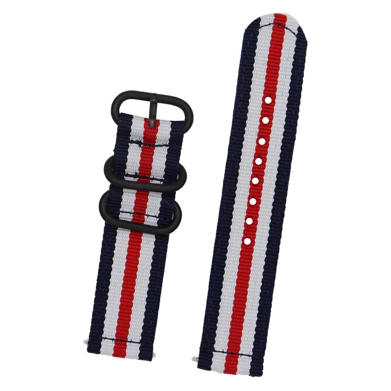 Classic Woven Breathable Nylon Strap for Samsung Galaxy Watch 5 4 Pro 3 Band  for Amazfit 18mm 24mm 22mm 20mm Fabric Classic Watch Band